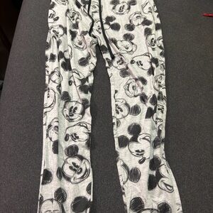 Disney Black and Gray Pajama Pants